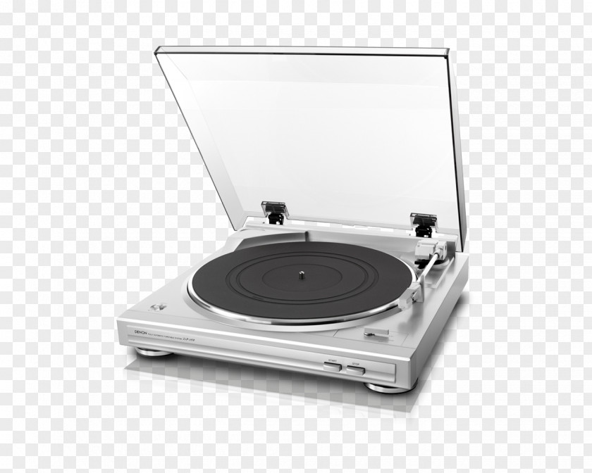 Turntable DENON DP-29F Silver Phonograph Record PNG