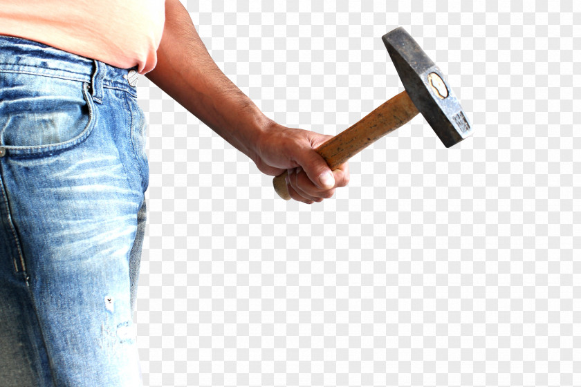 Man Holding A Hammer REGINE SABE Dating Service PNG