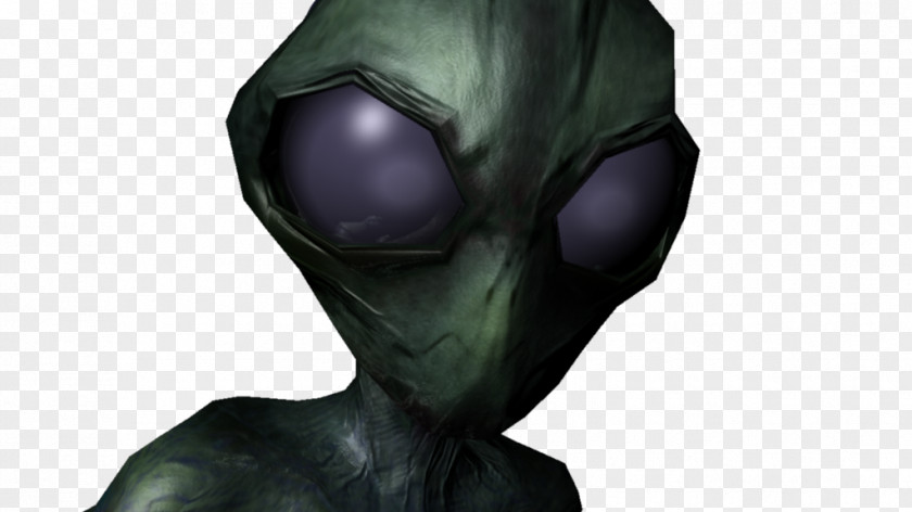 Alien Face Character PNG