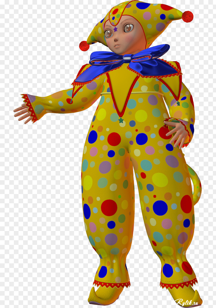 Clown Costume Design PNG