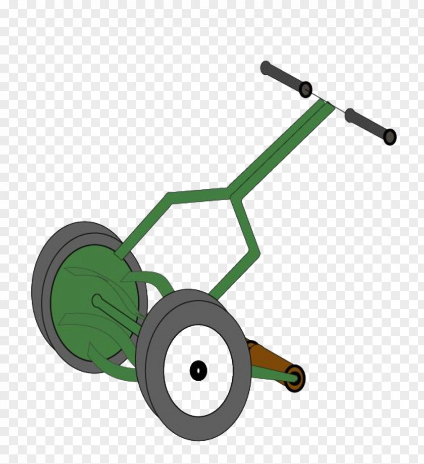 Electric Scooter Lawn Mower Clip Art PNG