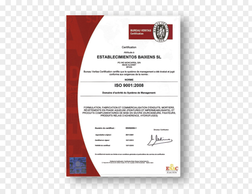 Natural Environment Certification ISO 9001 Akademický Certifikát Quality Management System PNG