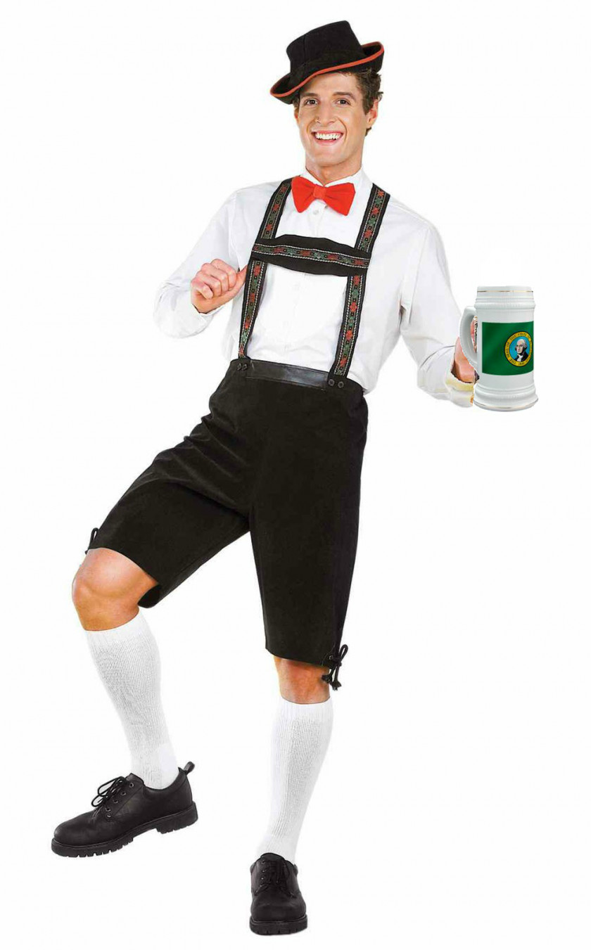 Oktoberfest Germany Costume Lederhosen Dirndl PNG