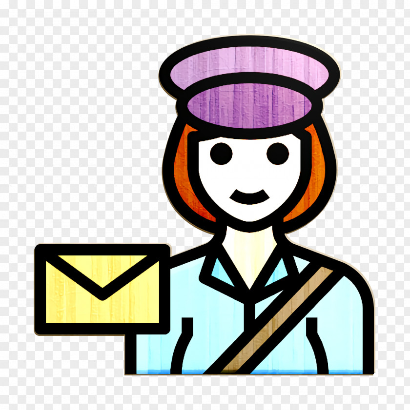 Postwoman Icon Occupation Woman PNG