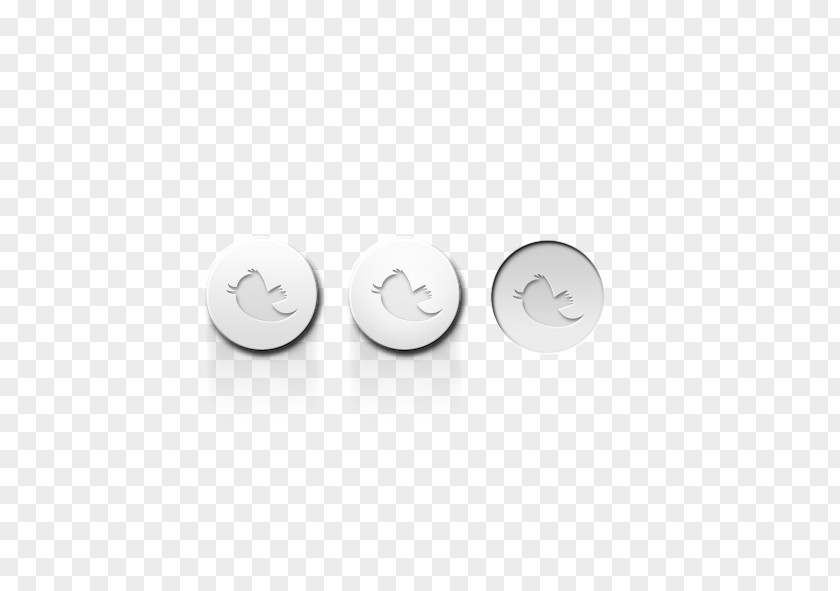 Round Button Black And White Material Body Piercing Jewellery PNG
