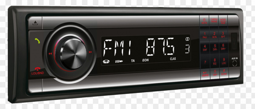 Car Radio Receiver Audio Signal Stereophonic Sound Vehicle Multimedia PNG