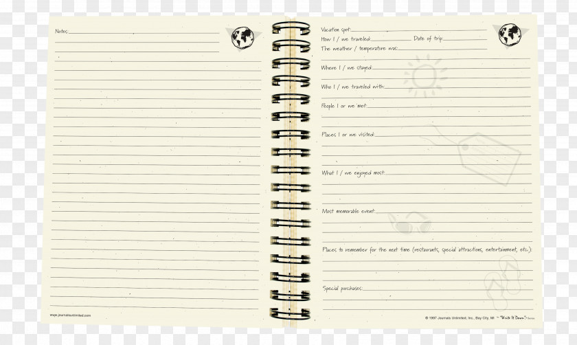 Notebook Adventures, My Road Trip Journal (Color): Journals Unlimited Amazon.com Diary Christmas (Color) PNG