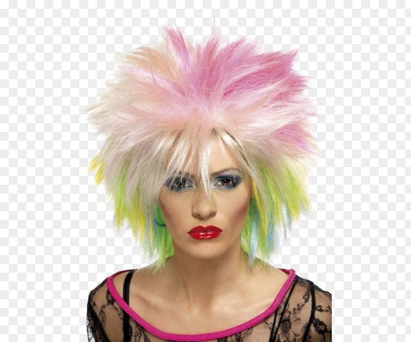 1980s Costume Party Wig Clothing PNG