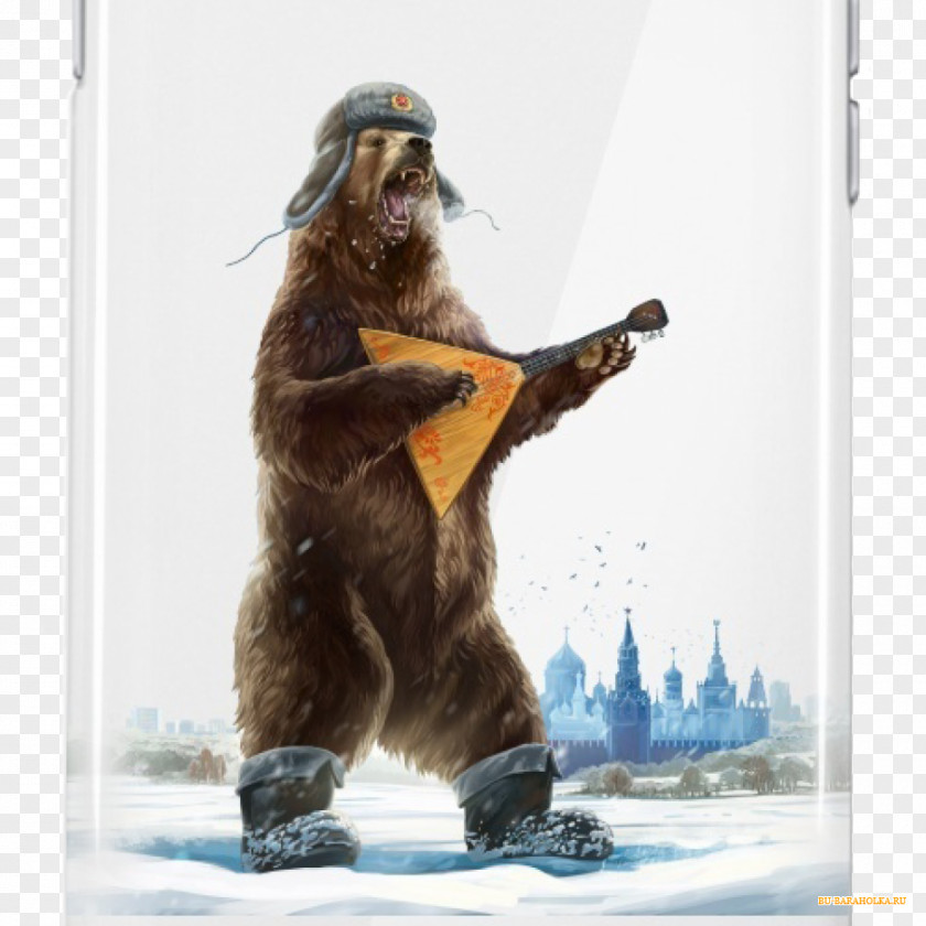 Bears Russian Bear Balalaika Stock Photography PNG