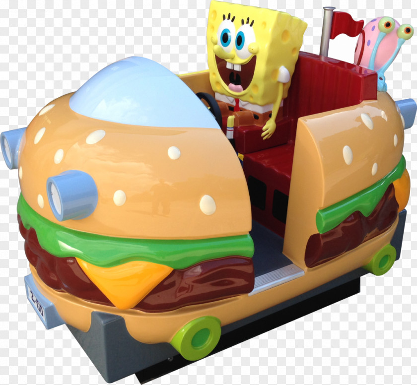 Cartoon Motion Kiddie Ride SpongeBob's Boating Bash Gary Children's Television Series Show PNG