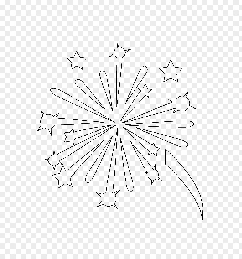 Coloring Book Fireworks Drawing Independence Day New Year PNG