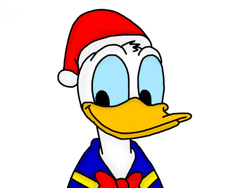 Donald Duck Daisy Daffy Santa Claus PNG