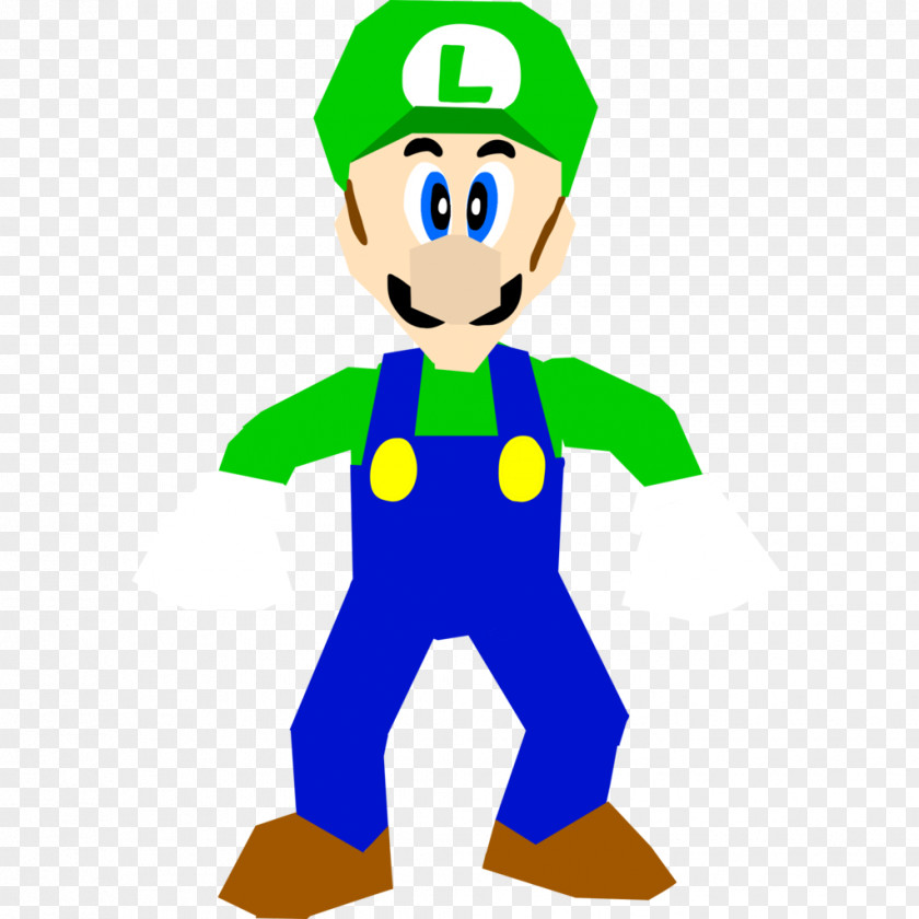 Luigi Art Mario Bros. Character PNG