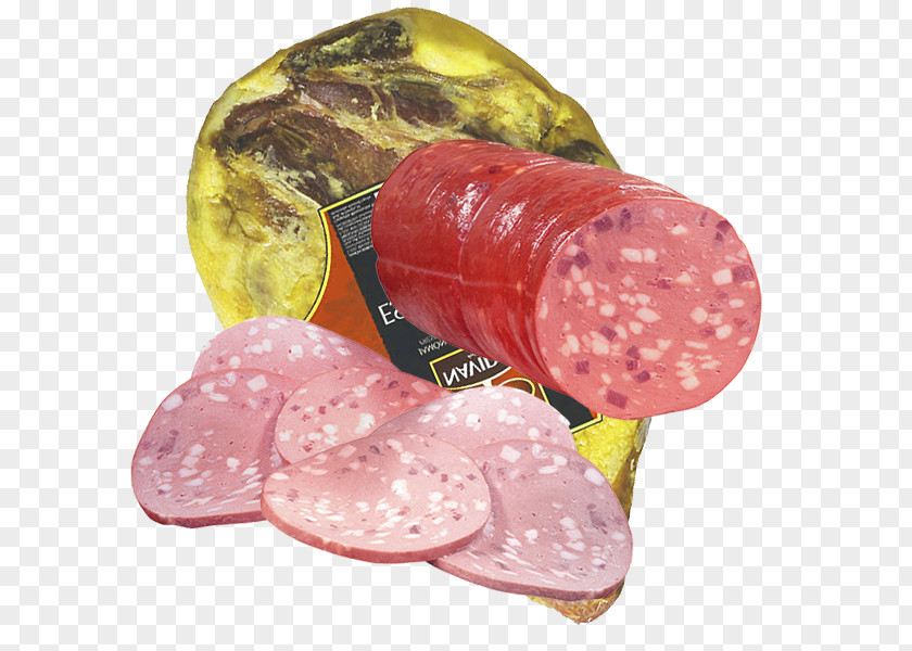Real Bacon Salami Sausage Mettwurst Soppressata Cervelat PNG