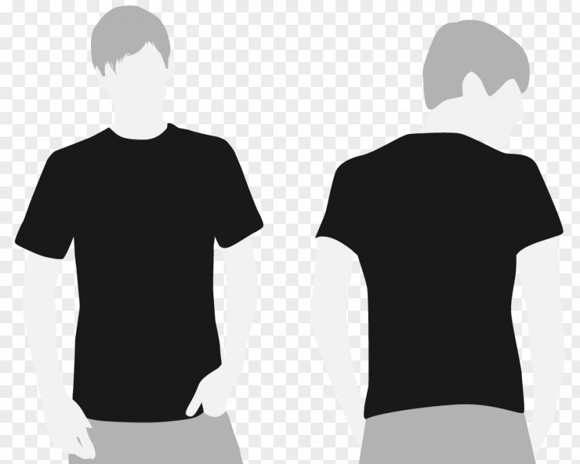 Black Shirt Cliparts T-shirt Hoodie Clothing Sizes PNG