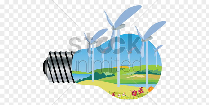 Energy Renewable Wind Turbine Power Solar Thermal Collector PNG