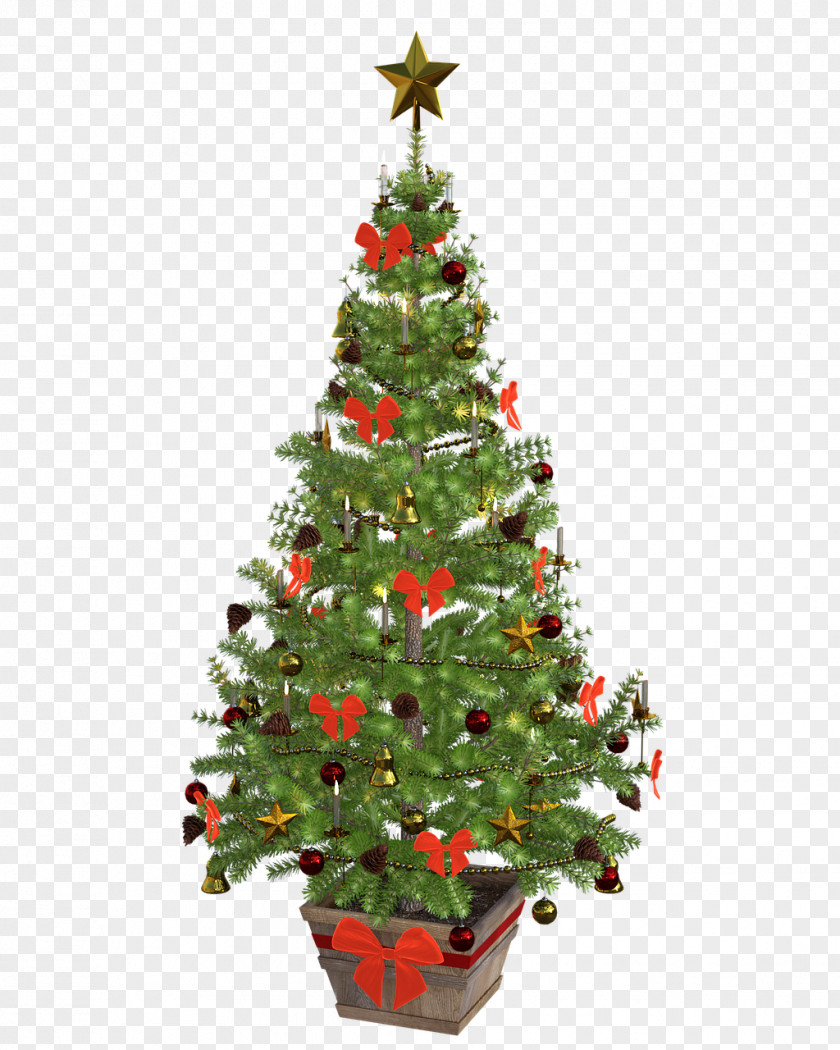 Fir-tree Santa Claus Christmas Tree Ornament PNG