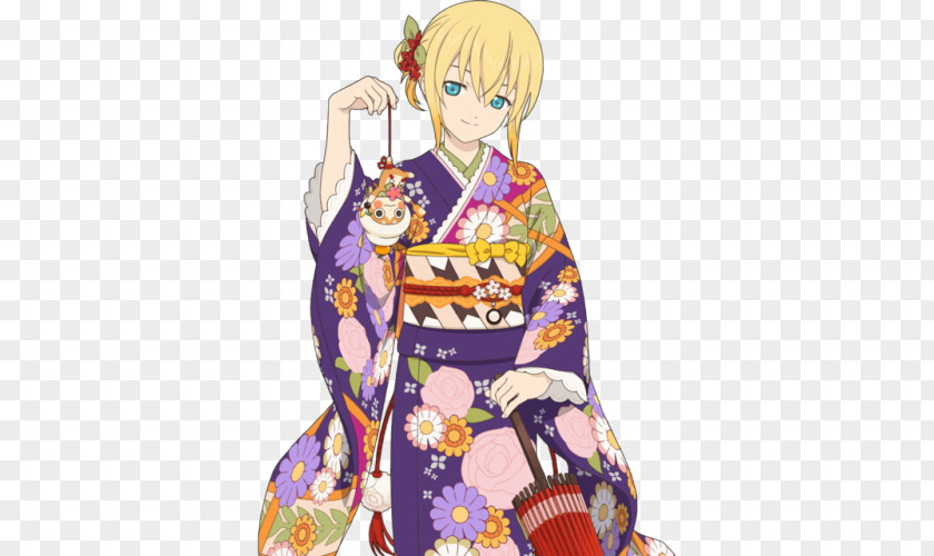 Tale Of Melodies Kimono Japanese New Year Tales Asteria Costume PNG