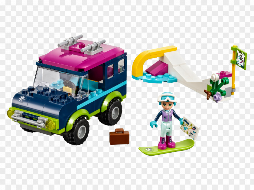 Toy LEGO 41321 Friends Snow Resort Off-Roader 41319 Hot Chocolate Van PNG