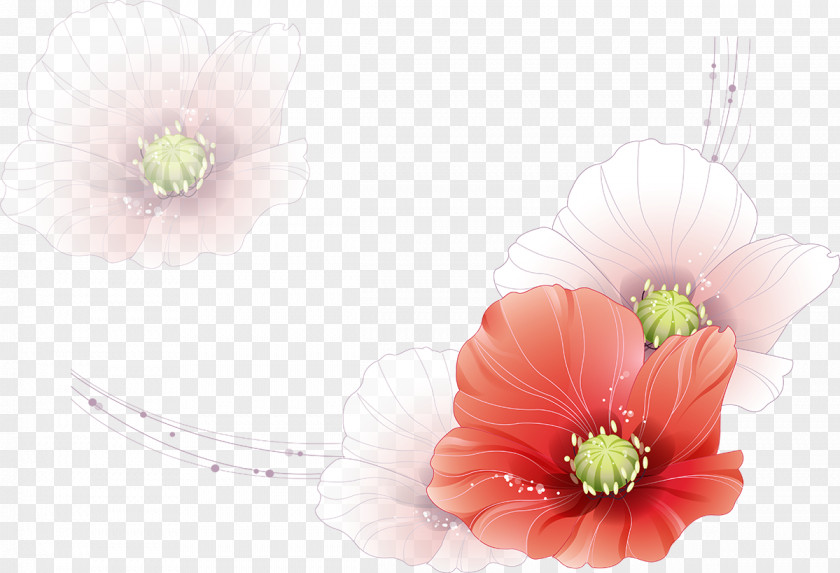 Flea Flower Watercolor Painting Drawing PNG