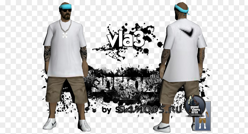 Grand Theft Auto: San Andreas Multiplayer Mod Video Game T-shirt PNG