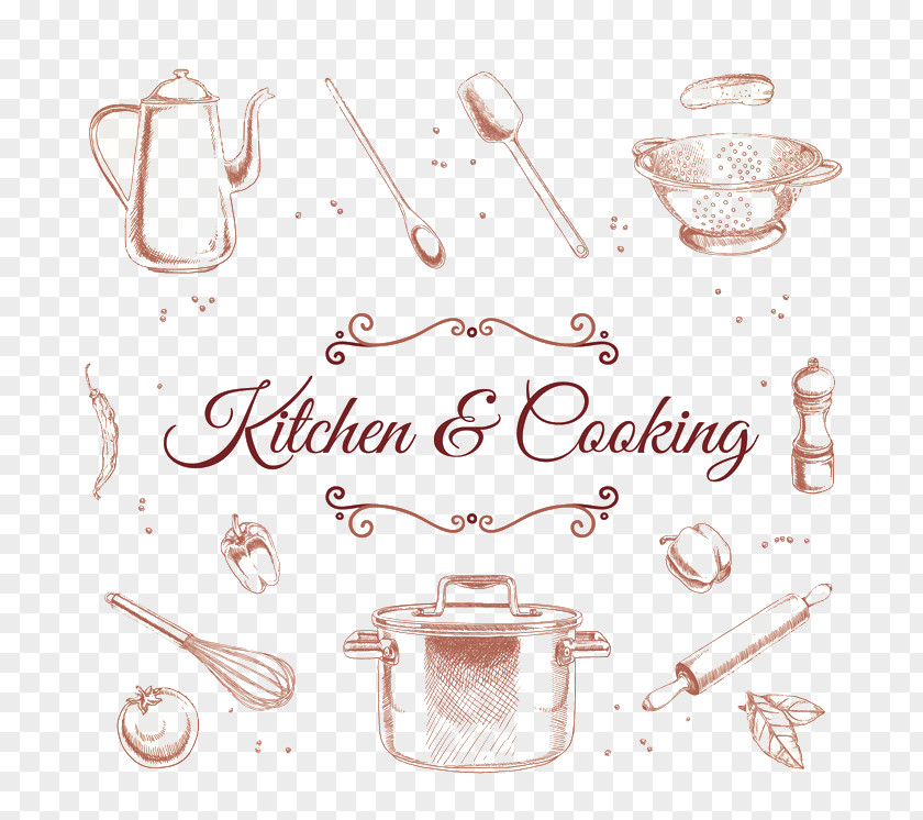 Kitchen Utensils And Ingredients Teapot Whisk PNG