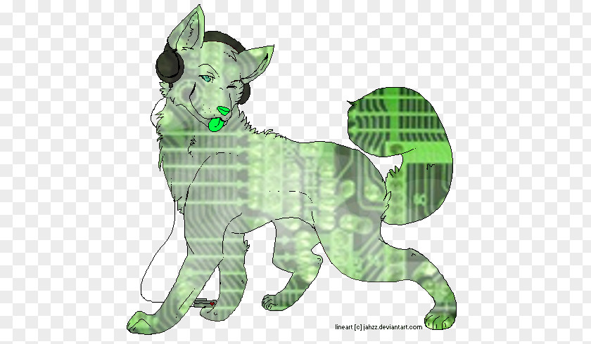 Techno Wolf Cat Canidae Dog Illustration Mammal PNG