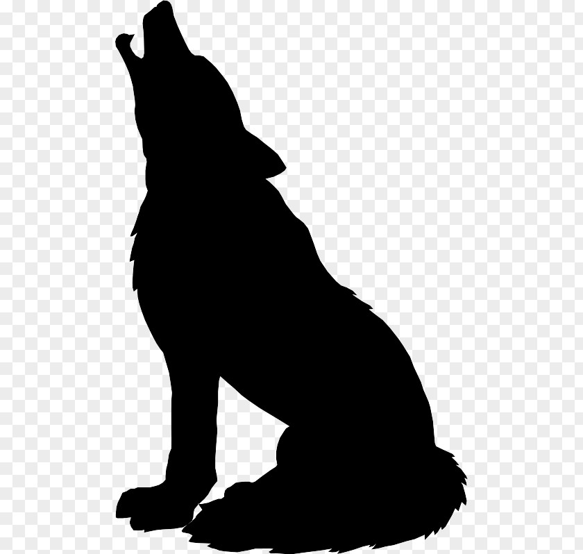 Wolf Head Silhouette Gray Drawing Clip Art PNG