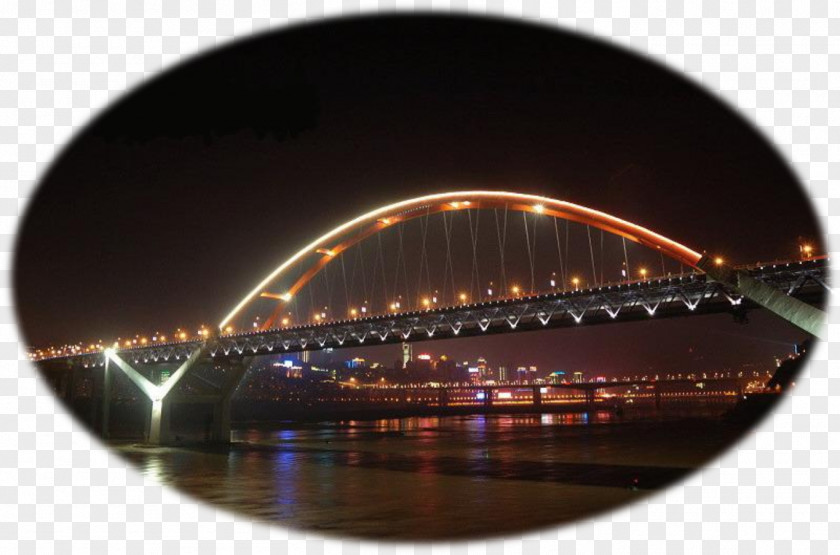 Yangtze River Bridge–tunnel Arch Bridge Desktop Wallpaper PNG