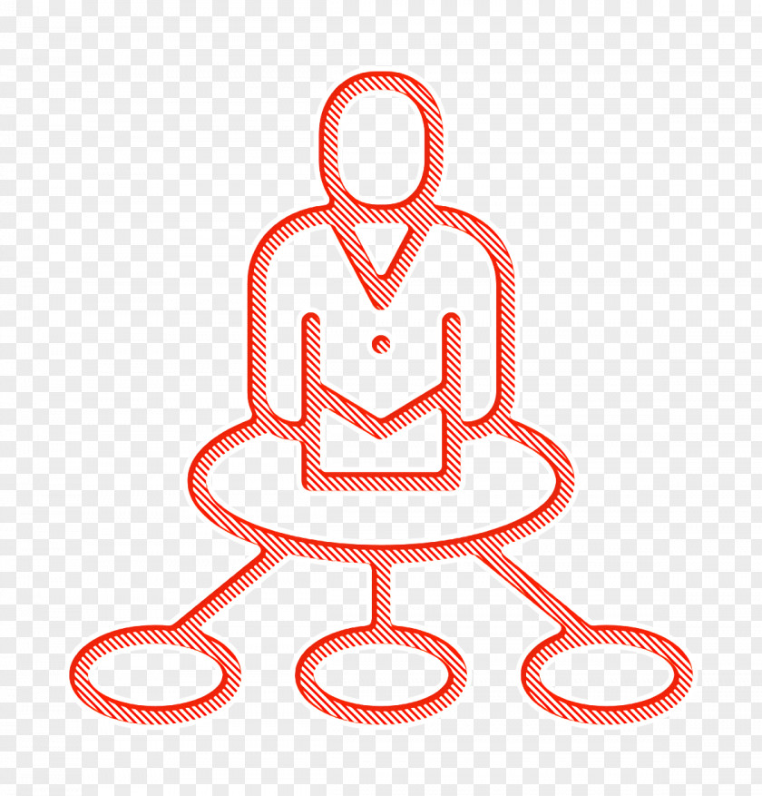 Employee Icon Employees And Organization Diagram PNG