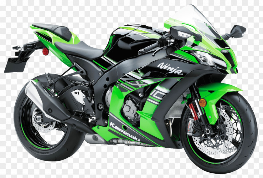 Kawasaki Ninja Green Motorcycle Bike FIM Superbike World Championship ZX-10R ZX-14 Motorcycles PNG