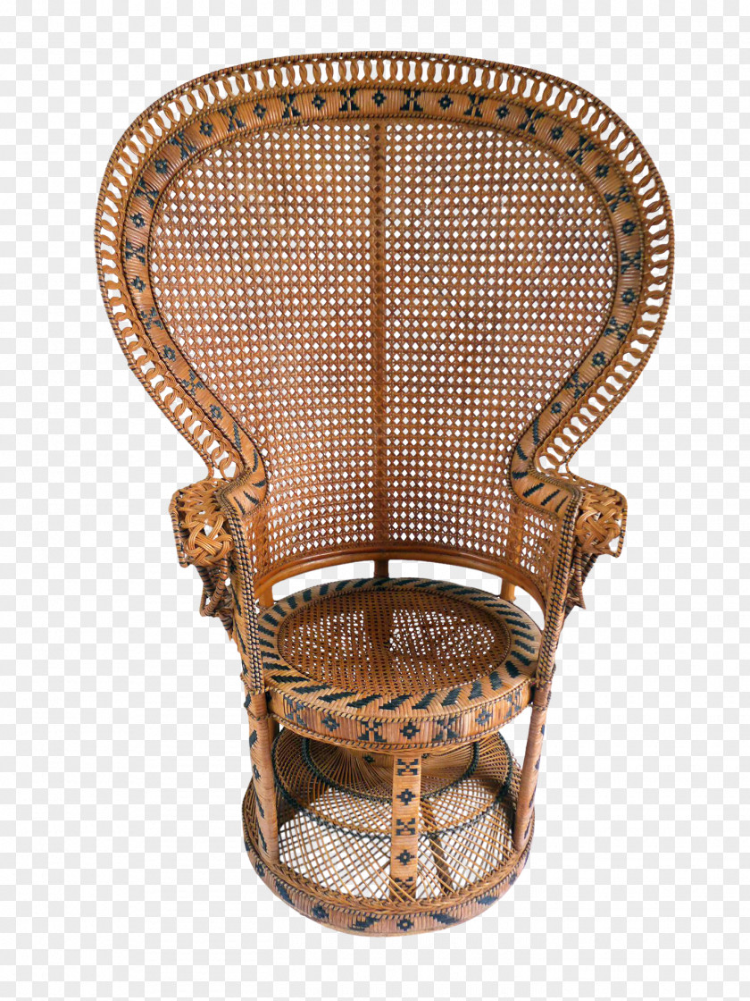 Noble Wicker Chair Table Furniture Interior Design Services Peafowl PNG