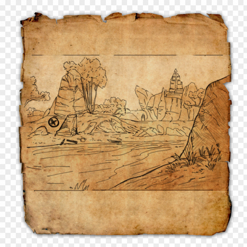 Treasure Map The Elder Scrolls Online Location PNG