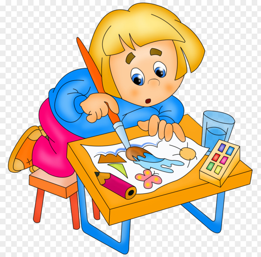 Child Drawing Painting Clip Art PNG