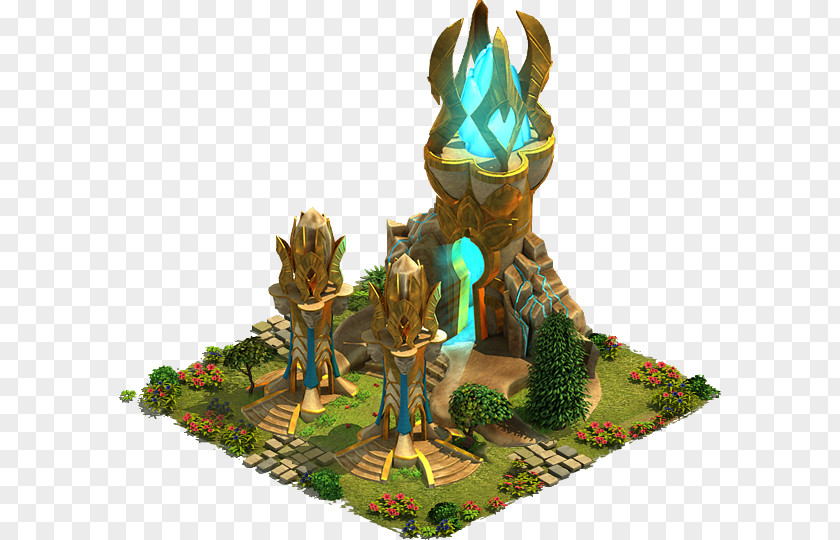 Fantasy City Elvenar Elf Building Game Concept Art PNG