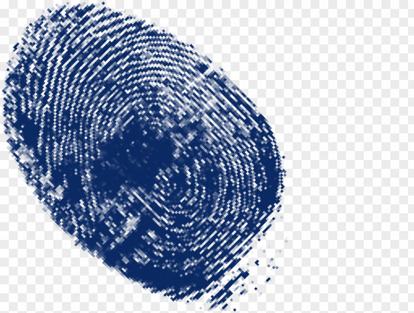 Fingerprint Love Cobalt Blue Font PNG