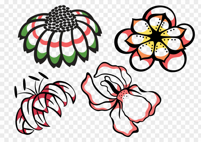 Temporary Tattoos Floral Design Cut Flowers Petal Leaf PNG