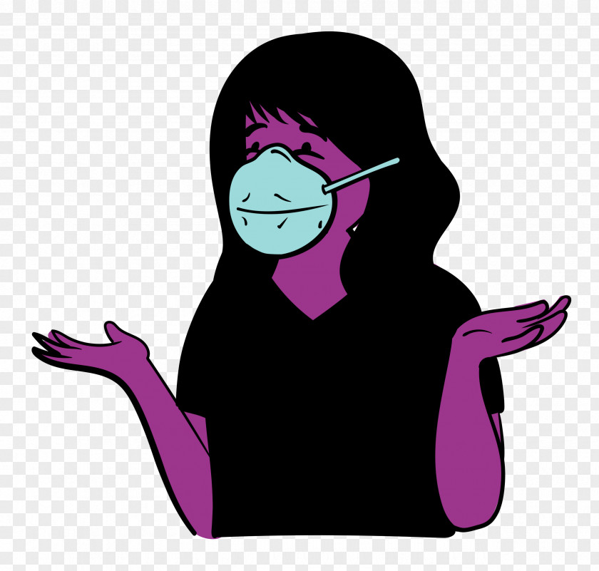 Woman Medical Mask Coronavirus PNG