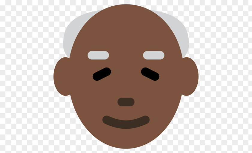 Emoji Domain Dark Skin Human Color PNG