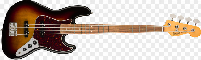 Bass Guitar Fender Standard Jazz Sunburst Precision PNG
