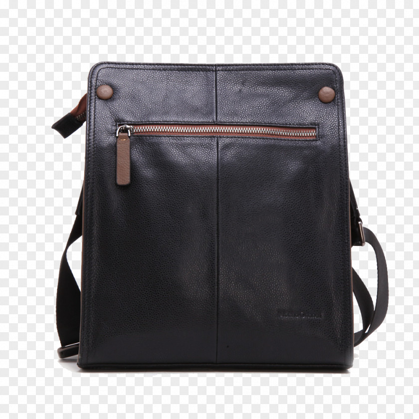 Black Leather Backpack Messenger Bags Handbag PNG