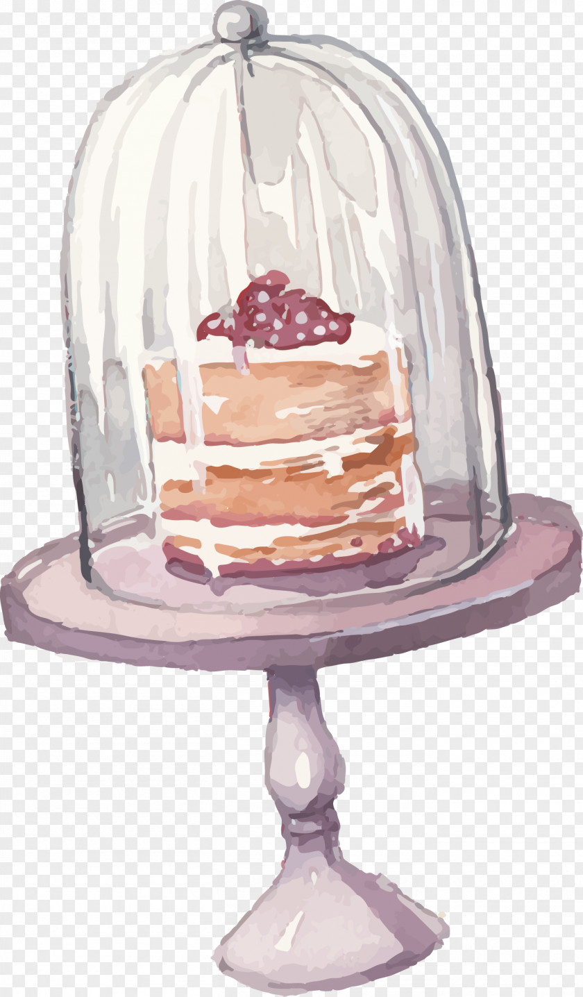 Cartoon Cake Vector Watercolor Painting Hot Air Balloon Illustration PNG