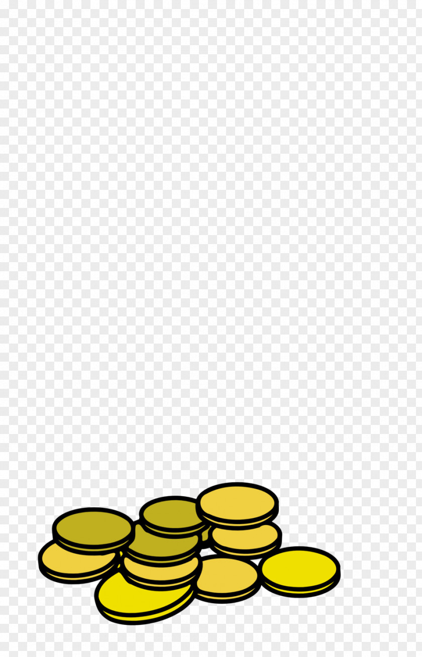 Coin Stack Gold Money Budget Clip Art PNG