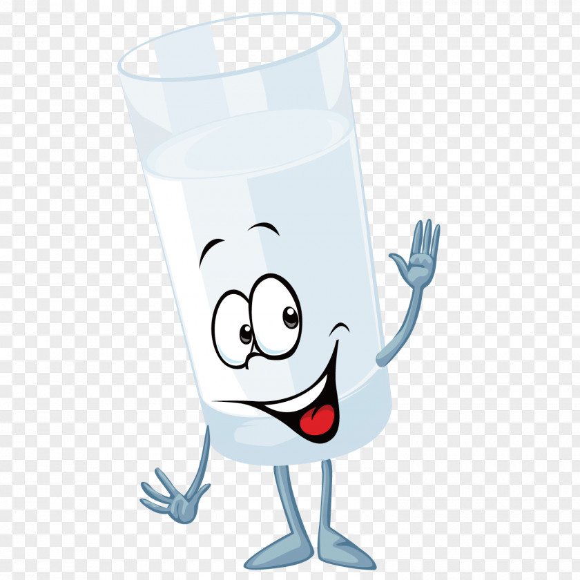 Happy Cup Cartoon Glass Royalty-free PNG