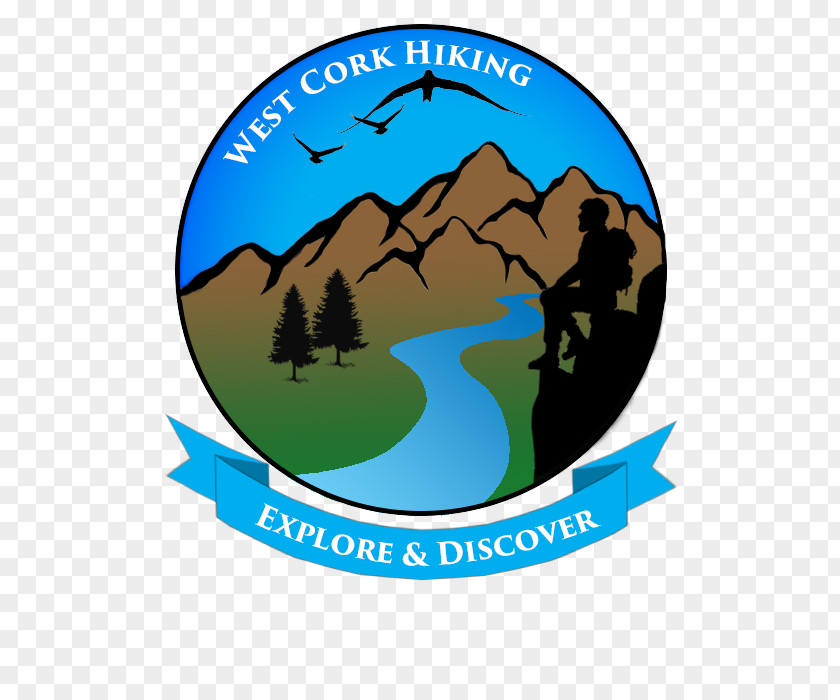 Hiking Logo Gougane Barra Sheep's Head West Cork Bantry Glengarriff PNG