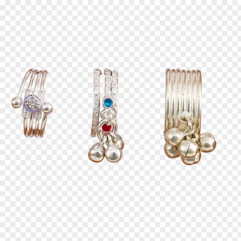 Jewelry Earring Jewellery Toe Ring Silver PNG