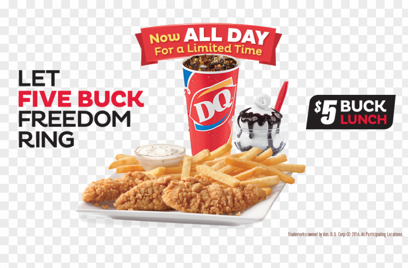 Menu French Fries Cheeseburger Chicken Nugget Dairy Queen Products PNG