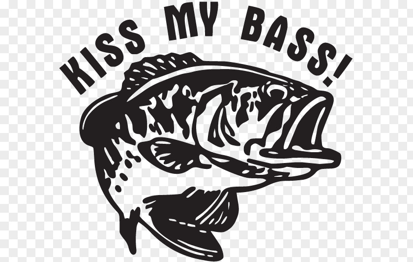 Fishing Decal Sticker Bass PNG