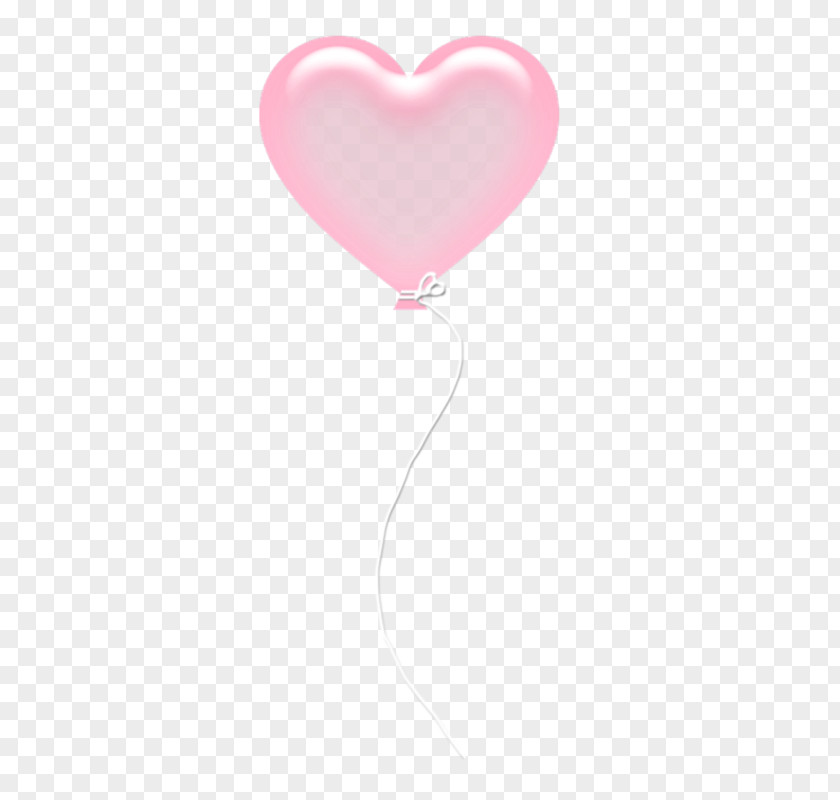 Heart-shaped Balloon Heart Pink PNG