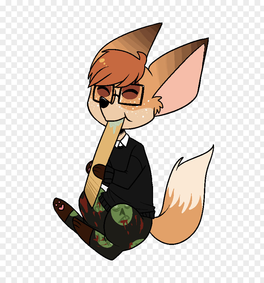 Little Fox Finger Character Fiction Clip Art PNG